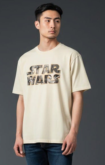 Star Wars Feraux Graphic Print Men Round Neck Multicolor T-Shirt
