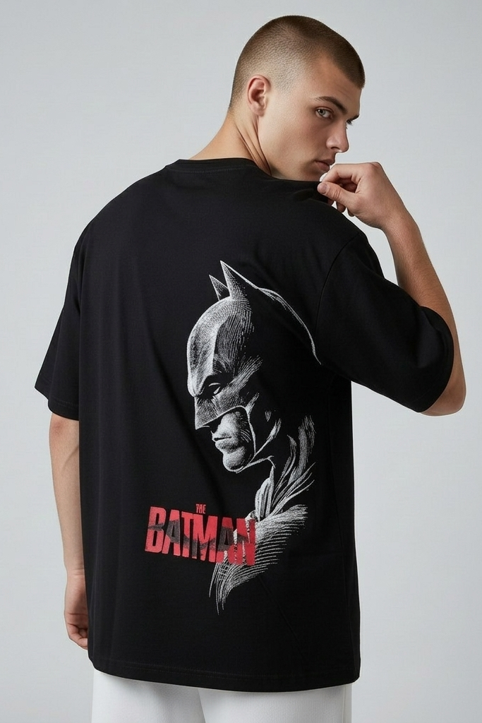 Feraux Printed Men Round Neck Black T-Shirt