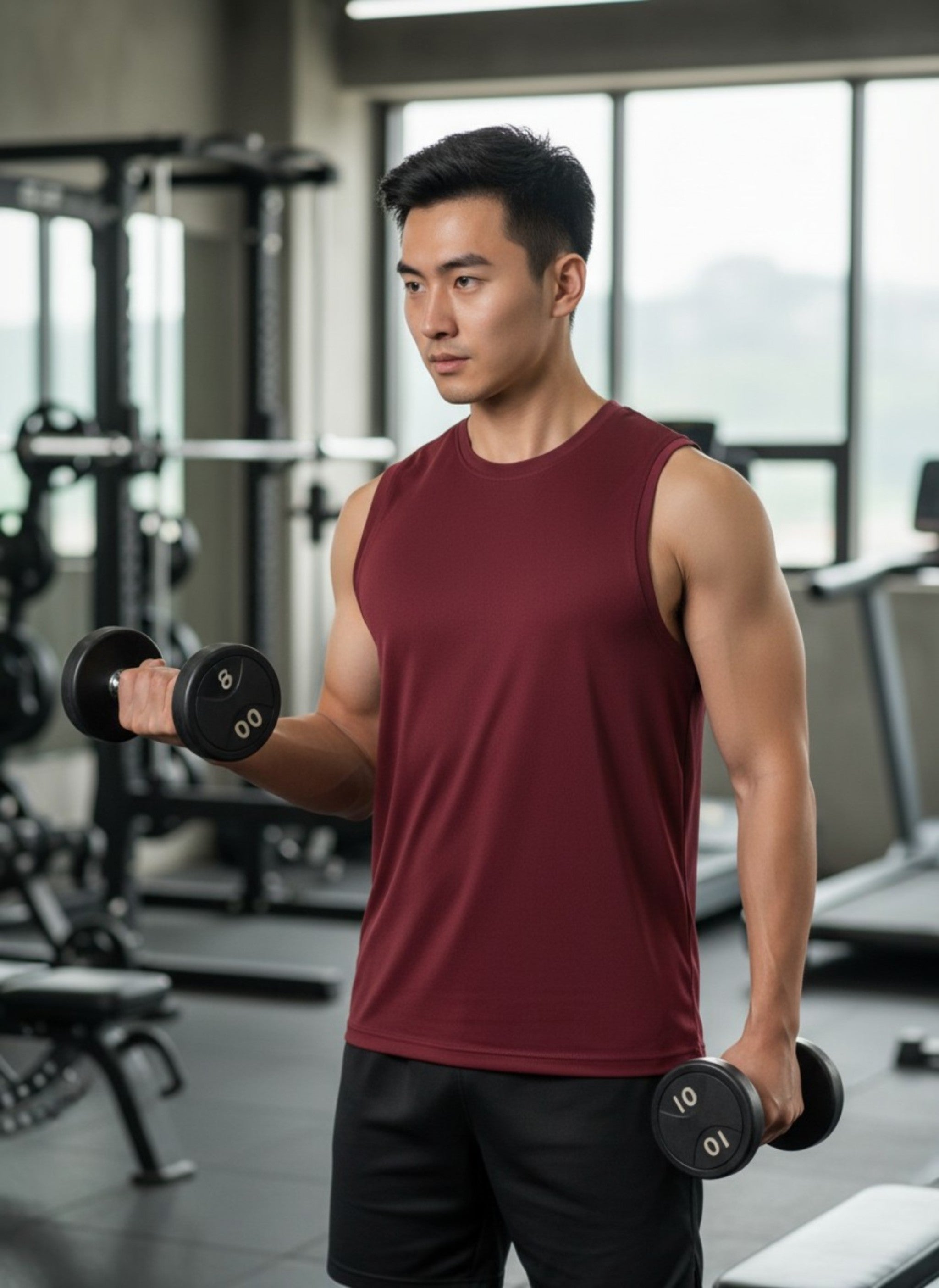 HRX Training Sleeveless -  Tawny Port