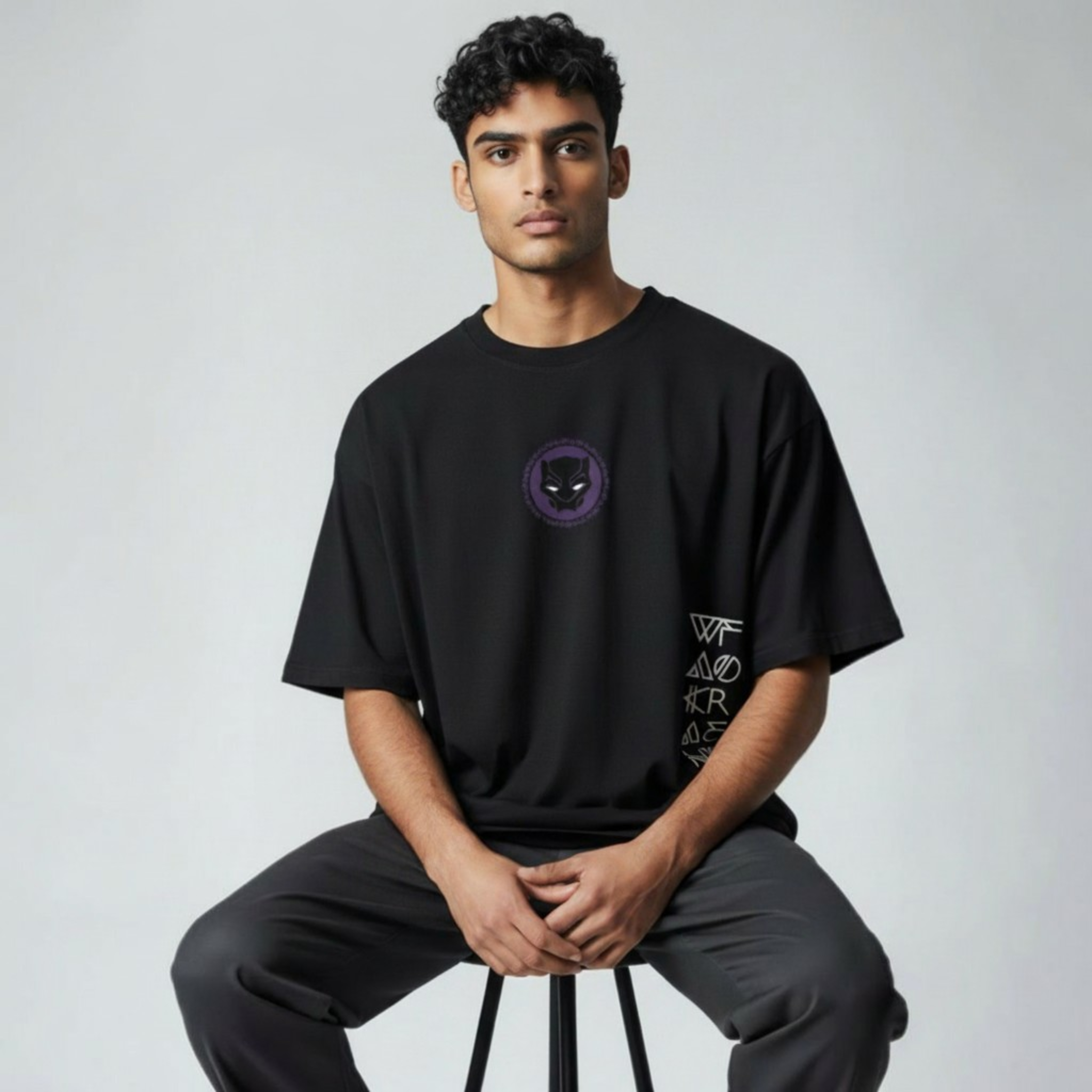 Black Panther Graphic Print T-Shirt