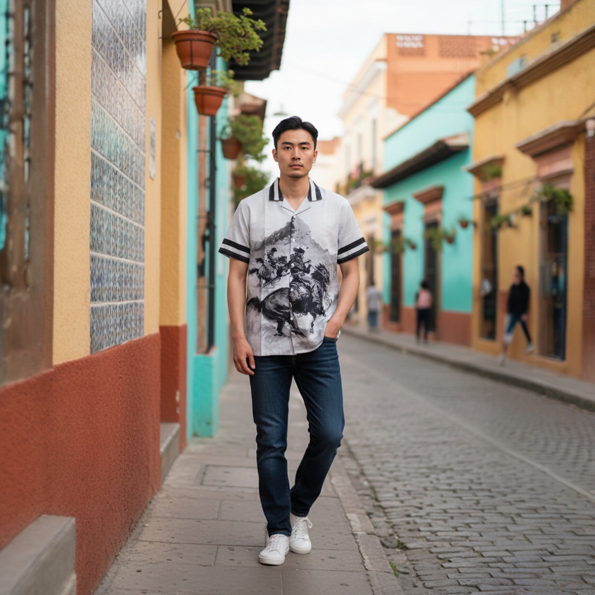 Casual White Linen Shirt