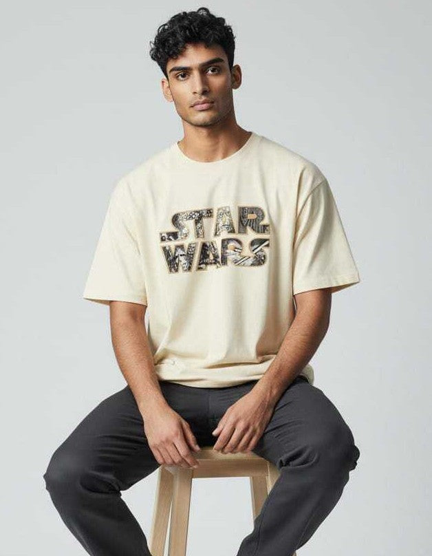 Star Wars Feraux Graphic Print Men Round Neck Multicolor T-Shirt
