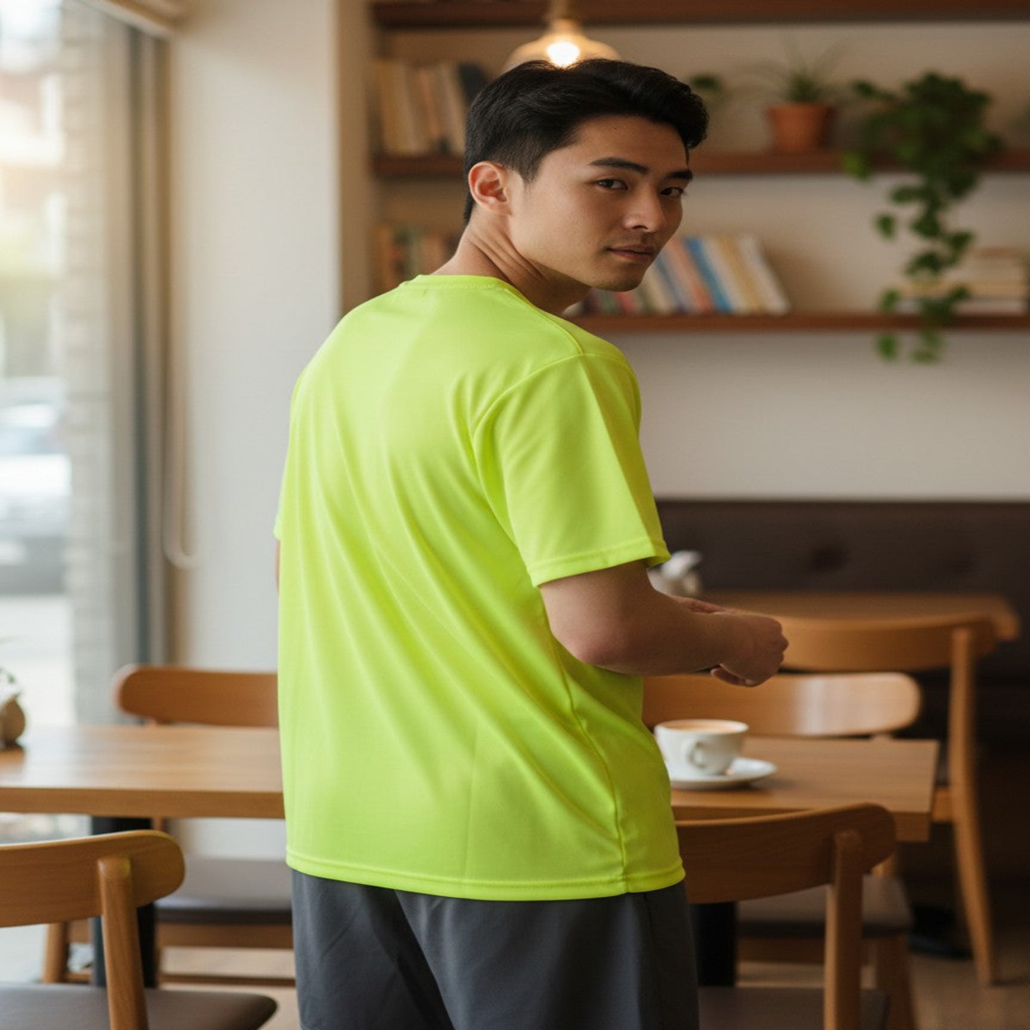 HRX Training Tees -  Neon Green