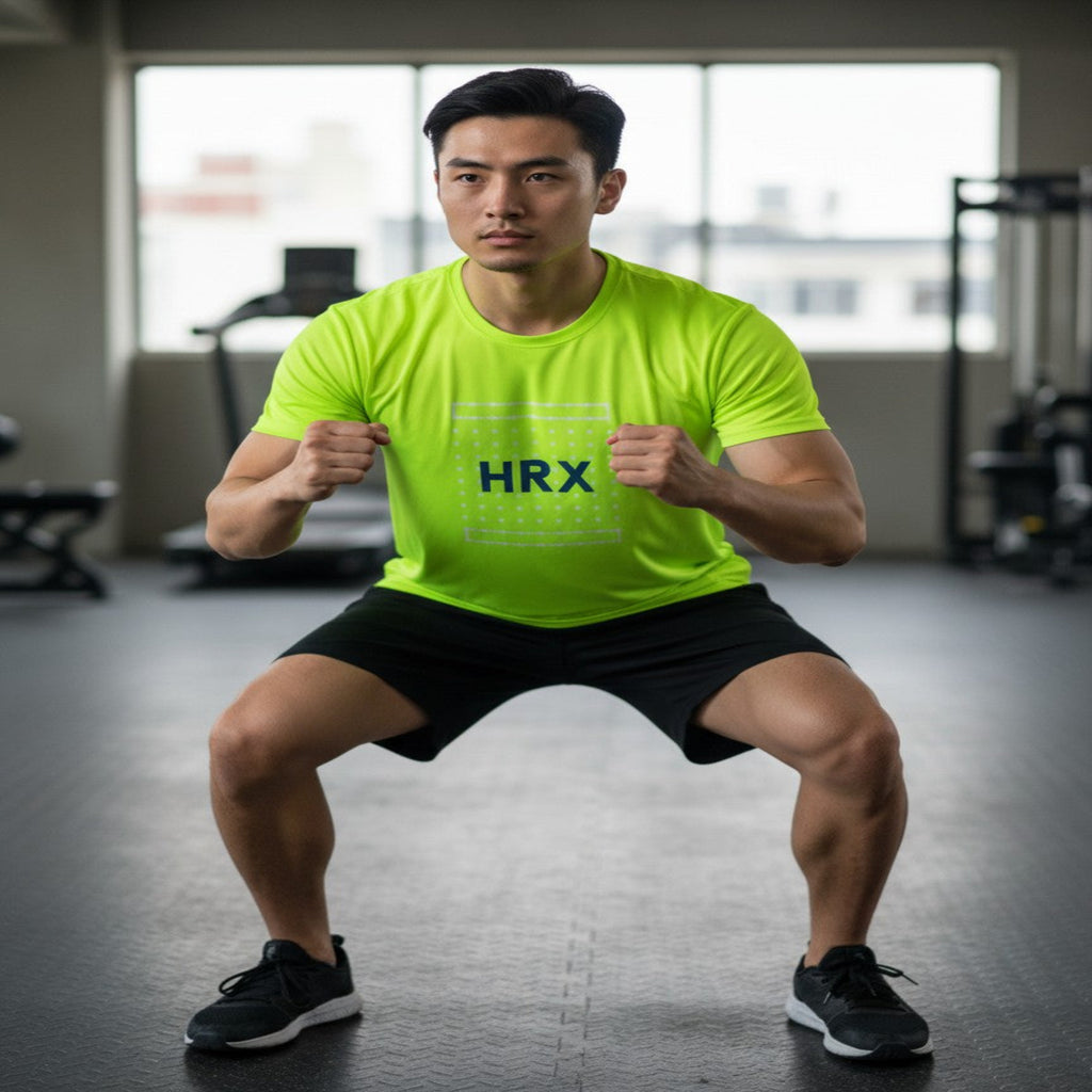 HRX Training Tees -  Neon Green
