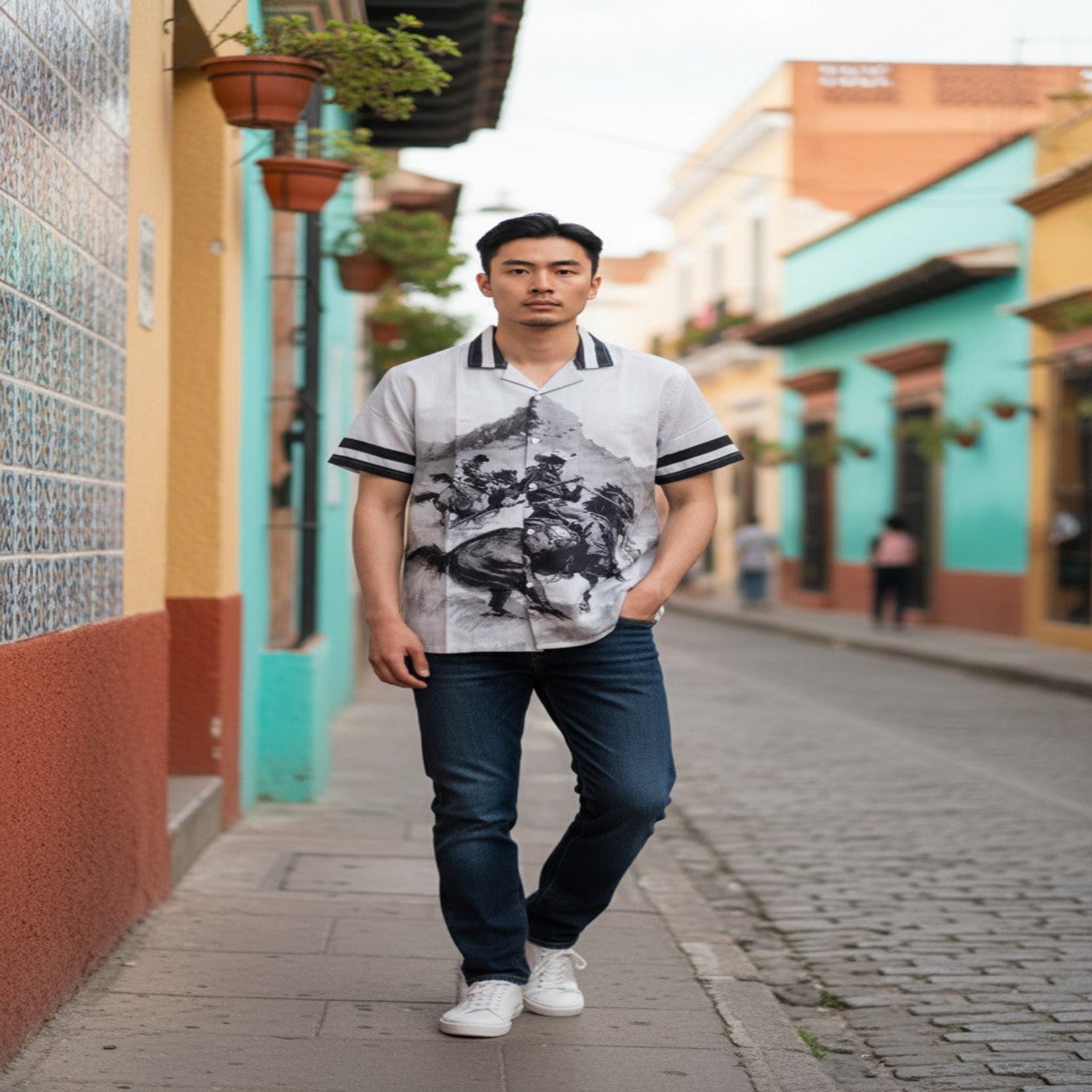 Casual White Linen Shirt