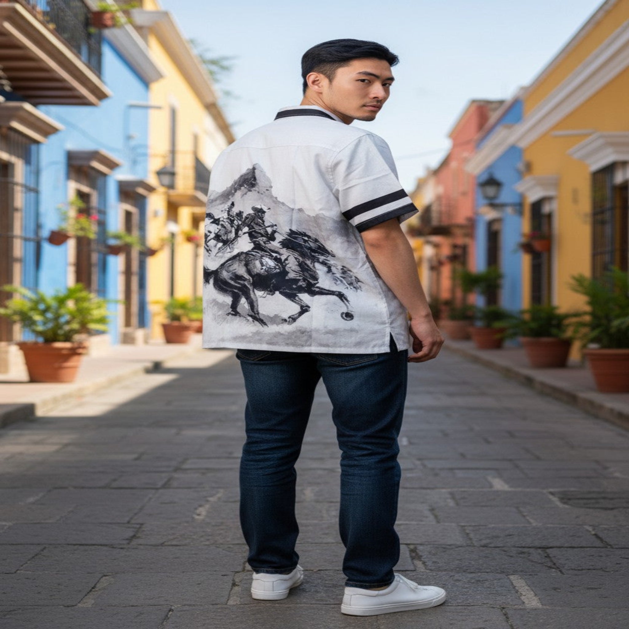Casual White Linen Shirt
